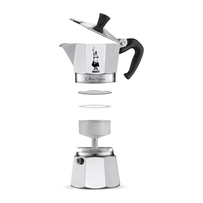 Bialetti Macchina Macchinetta Caffè Moka 6 tazze - 0001163 - MOKA EXPRESS 6TZ - immagine 5