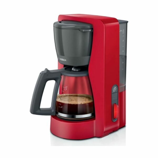 Bosch Macchina da Caffè Americana con Caffè Macinato colore Rosso MyMoment - TKA3M134