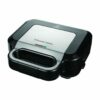 Russell Hobbs Tostiera Potenza 750W con Piedini Antiscivolo e Piastre rimovibili colore Nero Inox - 26810-56