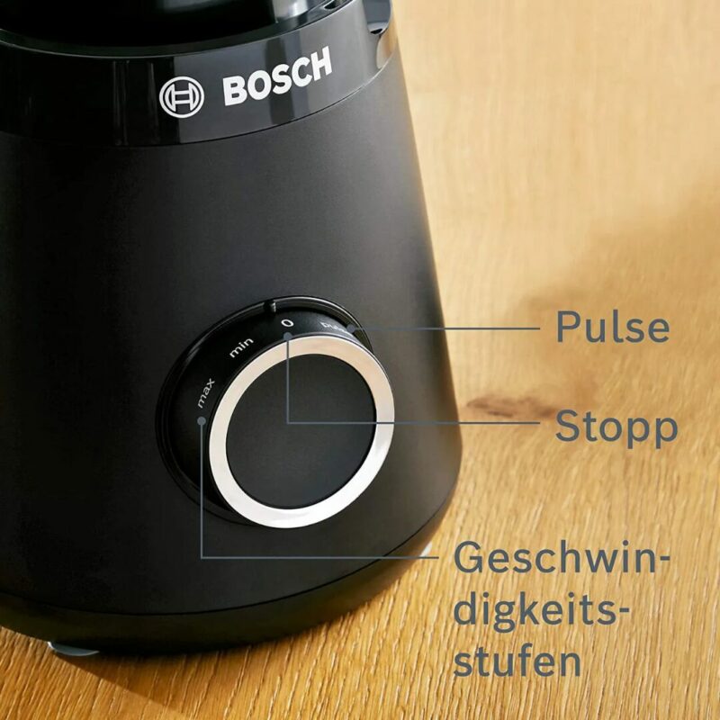 Bosch Frullatore con Bicchiere Capacità 1.5 litri Potenza 1200 watt colore Nero - MMB6141B Serie 4 - immagine 9