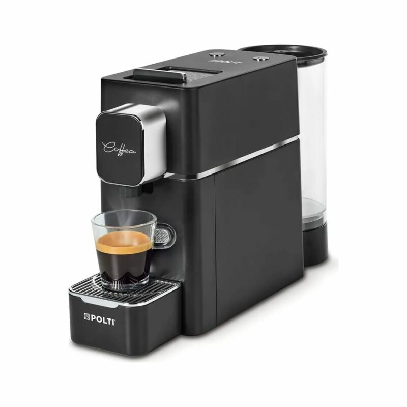 Polti Macchina Caffè Espresso Automatica Cialde E.S.E. Potenza 1400 Watt 19 bar colore Nero - PCEU0128