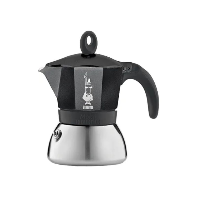 Bialetti Moka Induktion 6 Tazze Colore Del Prodotto: Nero. Argento. - 006936