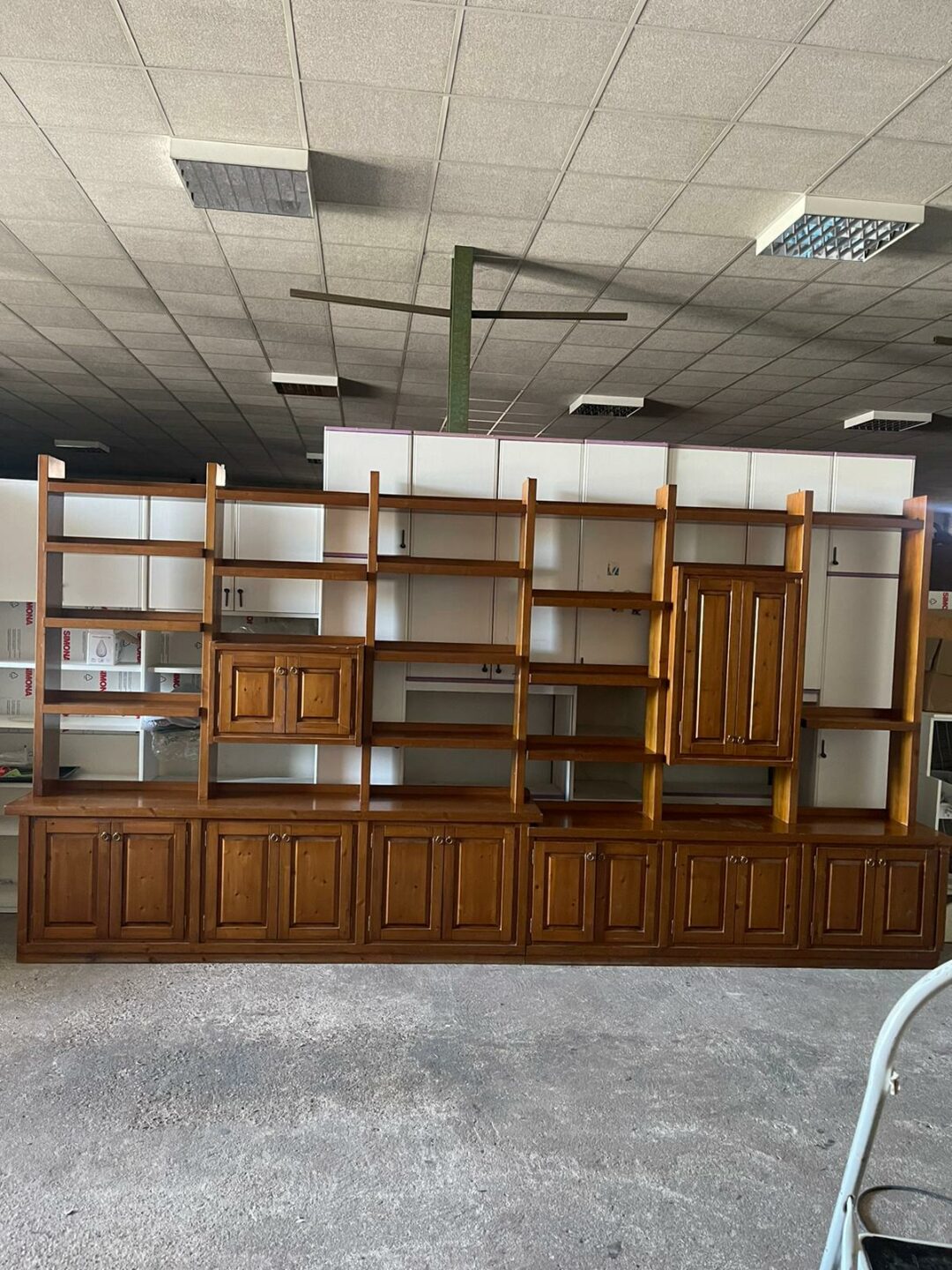 Mobile libreria in legno 456x240 S 1526