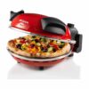 Forno Pizza Elettrico ARIETE Potenza 1200 Watt Timer con Pietra Refrattaria colore Rosso - 0909/00