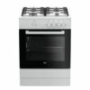 Cucina a Gas 4 Fuochi BEKO 60x60 cm con Coperchio colore Bianco - FSG62000DW - immagine 5