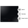 Piano Cottura Induzione SAMSUNG 4 Fuochi Flex Zone 60 cm - NZ64B5045GK/U1 - immagine 2