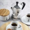 Caffettiera Moka Bialetti Express 2 Tazze Manico anti scottatura Non adatta a induzione (90 ml) Alluminio - immagine 2
