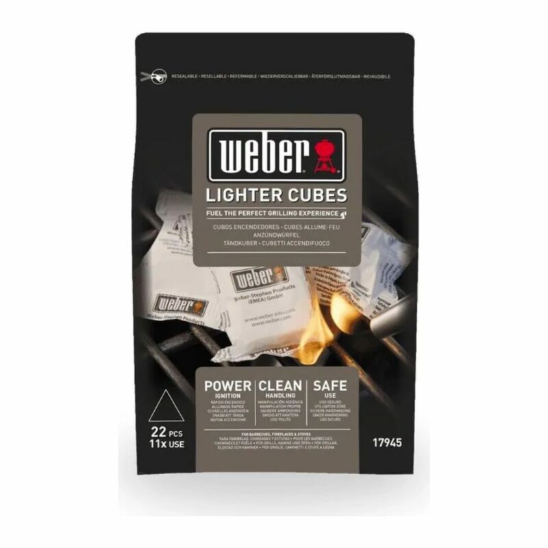 Cubetti Accendi Fuoco Weber Confezionati Singolarmente - 17945