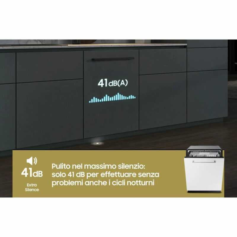 Lavastoviglie da Incasso Samsung 14 Coperti Classe A a Scomparsa Totale 60 cm - DW60CG880B - immagine 7