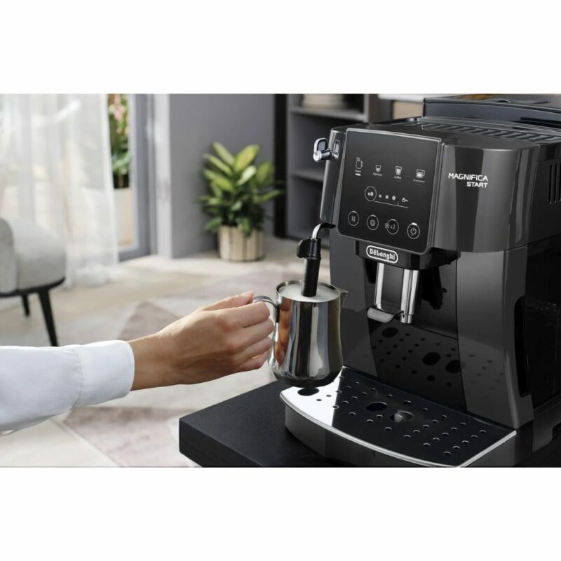 Macchina Caffè Automatica De Longhi Espresso con Macinacaffè e Cappuccinatore Caffè in Grani - ECAM220.22.GB Magnifica Start - immagine 7