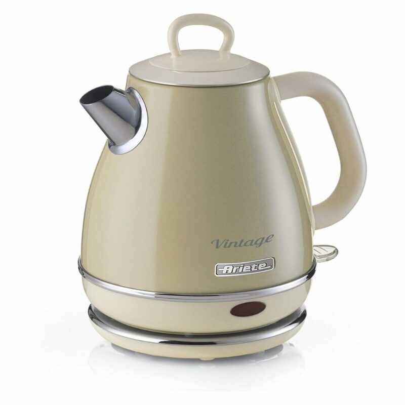 Ariete Bollitore elettrico 1 Litri Potenza 1630 Watt Filtro removibile colore Beige - 2868/03 Vintage