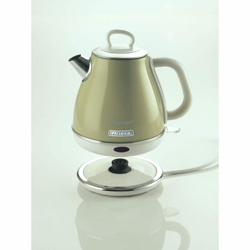 Ariete Bollitore elettrico 1 Litri Potenza 1630 Watt Filtro removibile colore Beige - 2868/03 Vintage - immagine 3