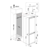 Frigorifero da Incasso HOTPOINT ARISTON Combinato 273 Litri Statico - BCB 703011 E - immagine 8