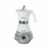 Ariete Moka Aroma Elettrica 1358 Caffettiera elettrica Moka 2 o 4 Tazze Caffè Macinato in Polvere colore Bianco