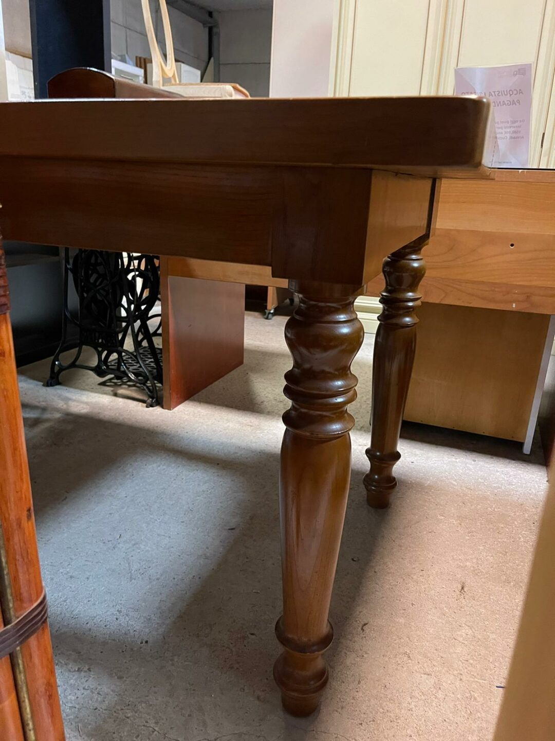 Tavolo in legno massiccio c.v. Art.122 S 1683 - immagine 4