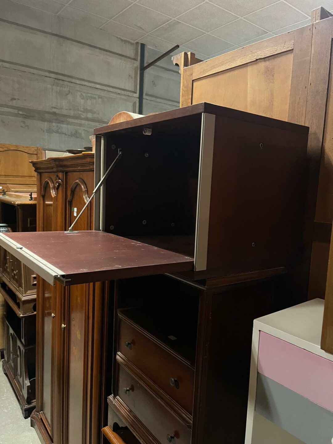 Mobile tipo pensile in legno 1 anta S 1807 - immagine 2