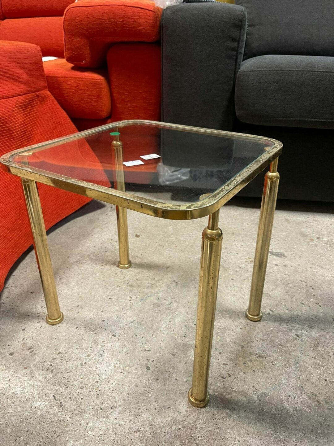 Tavolino basso in vetro C.V. ART.120 S 1576 - immagine 3