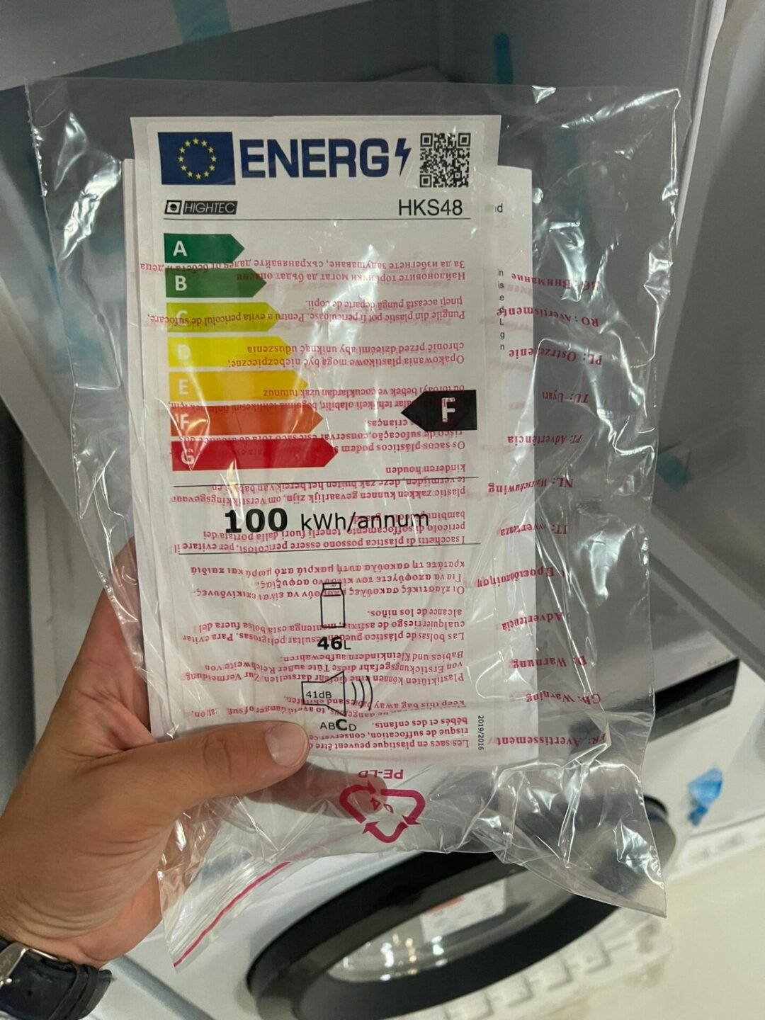 Mini frigo bar Hightech hks48 prodotto nuovo con 2 anni di garanzia S 1634 - immagine 3