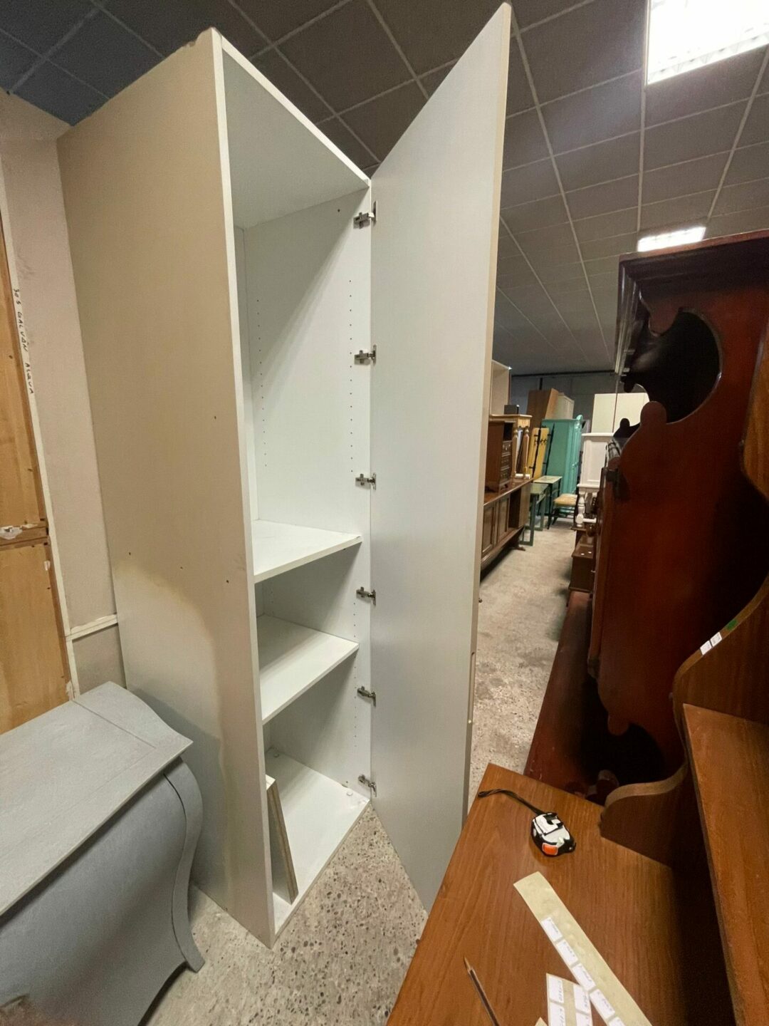 Mobile 1 colonna alto con ripiano S 1663 - immagine 2