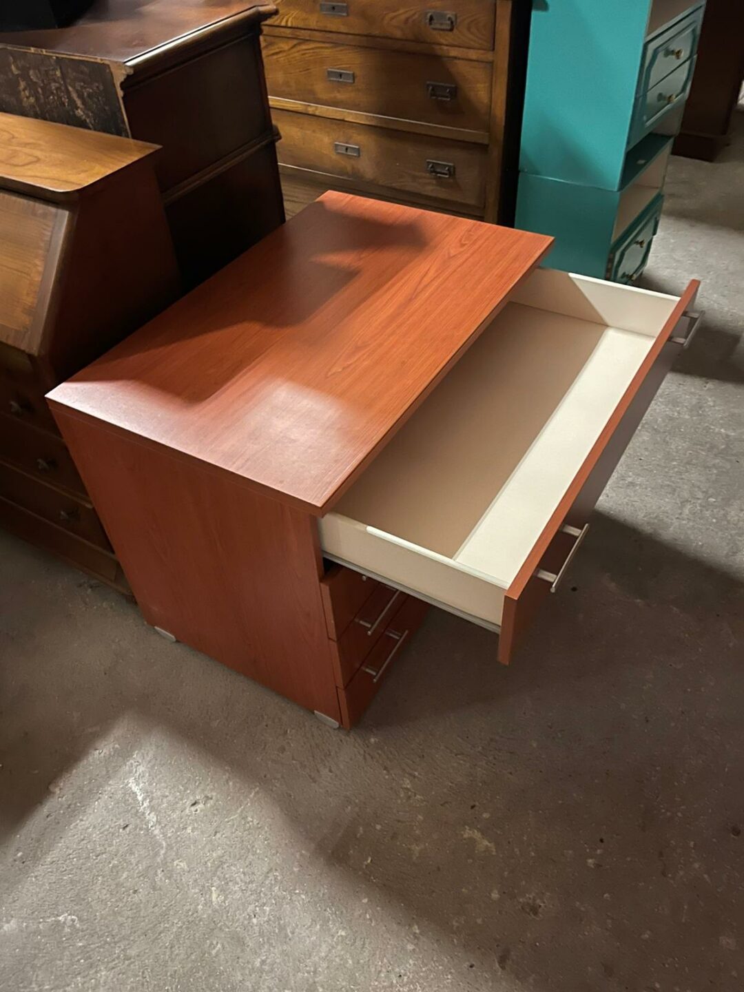 Cassettiera/comó in legno con 4 cassetti S 1752 - immagine 2