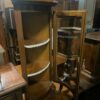 Mobile angoliera vintage con vetrina in legno massiccio S 1756 - immagine 2