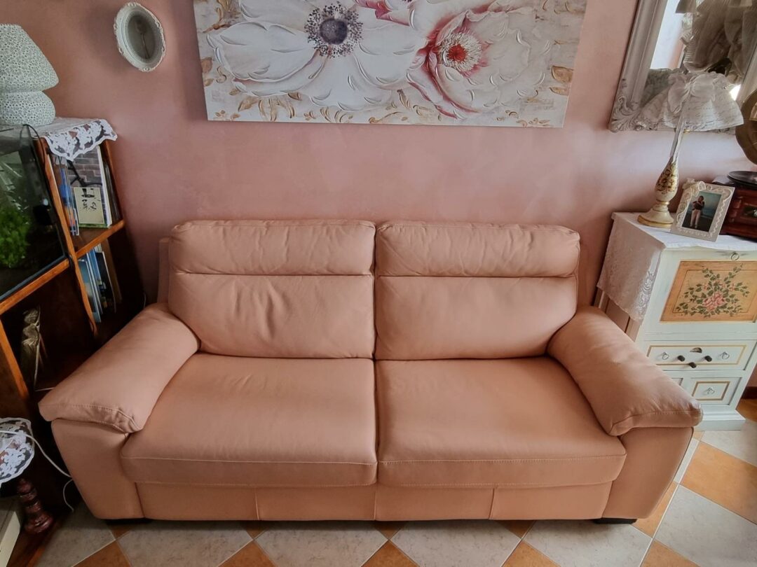 Divano 3 posti in pelle pari al nuovo S 1868