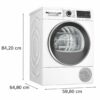 Asciugatrice Bosch 9 Kg Classe A+++ a Pompa di Calore Profondità Inverter Funzione Vapore - WQG245C0IT - immagine 5