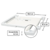 Kit Giunzione Bosch per montaggio a colonna con ripiano estraibile - WTZ11400 - immagine 2