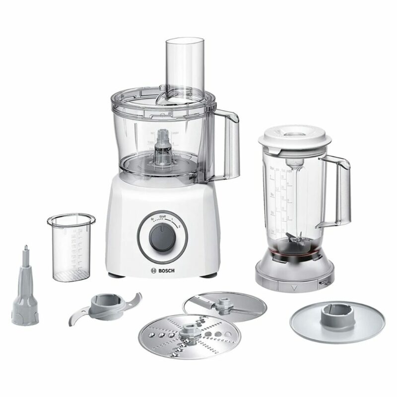 Robot da Cucina Bosch Multifunzione 2.3 Litri 2 Potenza 800 Watt Funzione Moment + Bicchiere Frullatore Capacità 1 Litro - MCM3200W MultiTalent 3