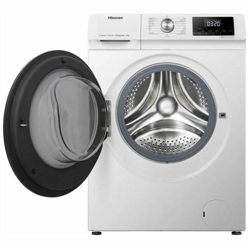 Lavatrice Hisense 9 Kg Classe A Inverter 1400 giri - WFQA9014EV - immagine 4