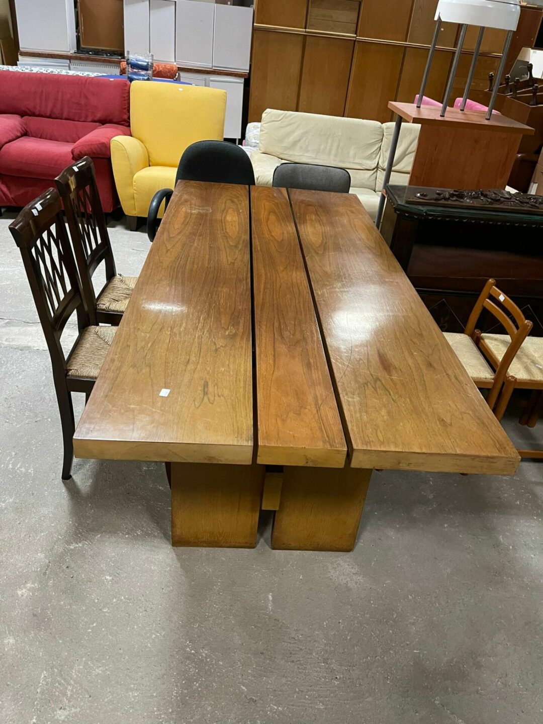 Tavolo in legno massiccio 200x90 cm S 1922 - immagine 4