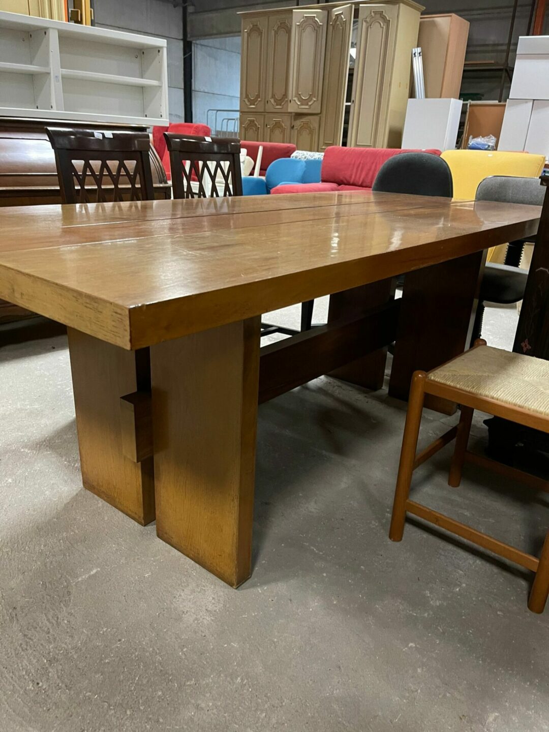Tavolo in legno massiccio 200x90 cm S 1922