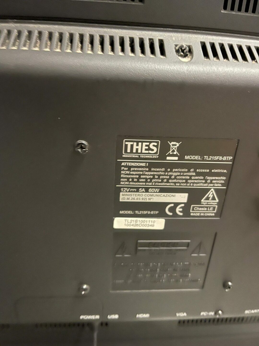 Tv usata marchio Thes full hdmi 1080p 26 pollici S 1948 - immagine 3