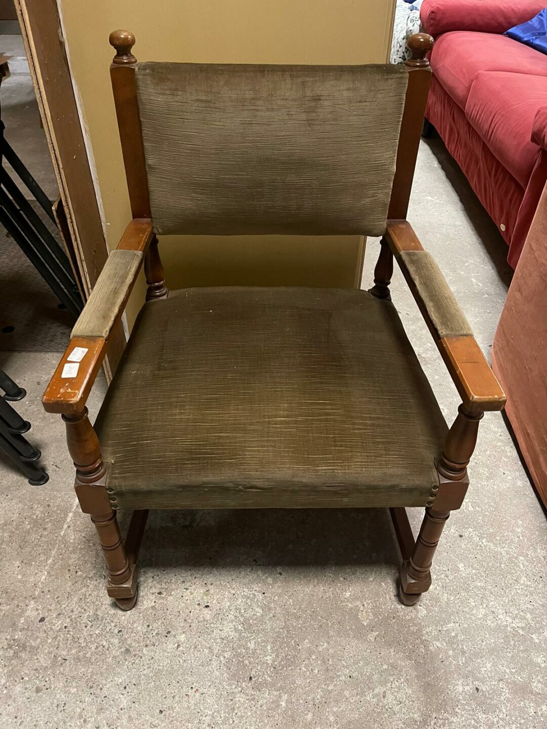 Poltrona in legni con tessuto S 1928 - immagine 2