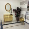 Set gruppo foglia oro comò e 2 comodini S 2060 - immagine 2