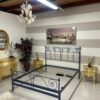 Set gruppo foglia oro comò e 2 comodini S 2060