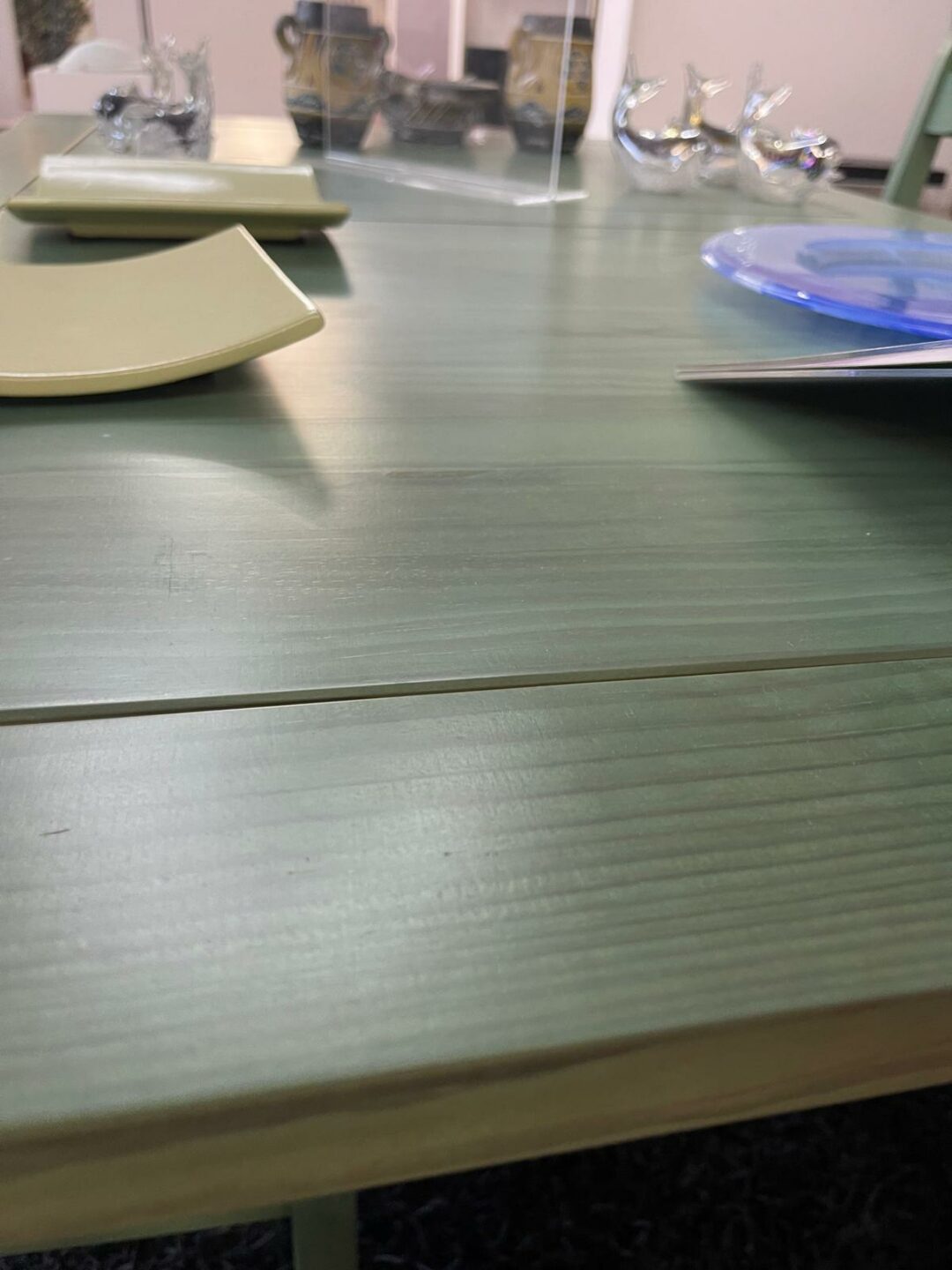 Tavolo in legno verde con 4 sedie S 2237 - immagine 4