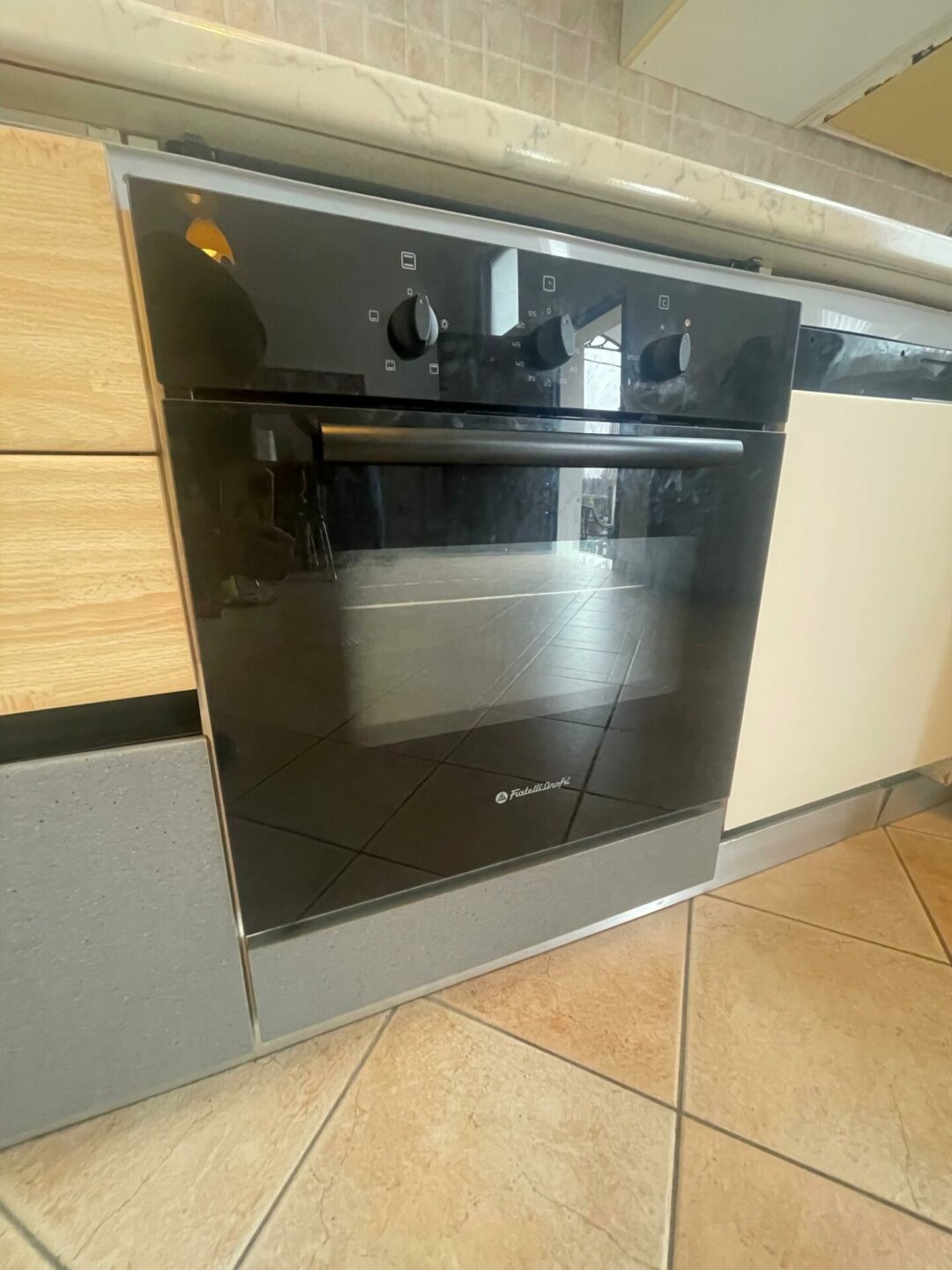 Cucina lineare completa di piano cottura, forno, cappa, lavastoviglie e lavandino 453 cm S 2281 - immagine 2