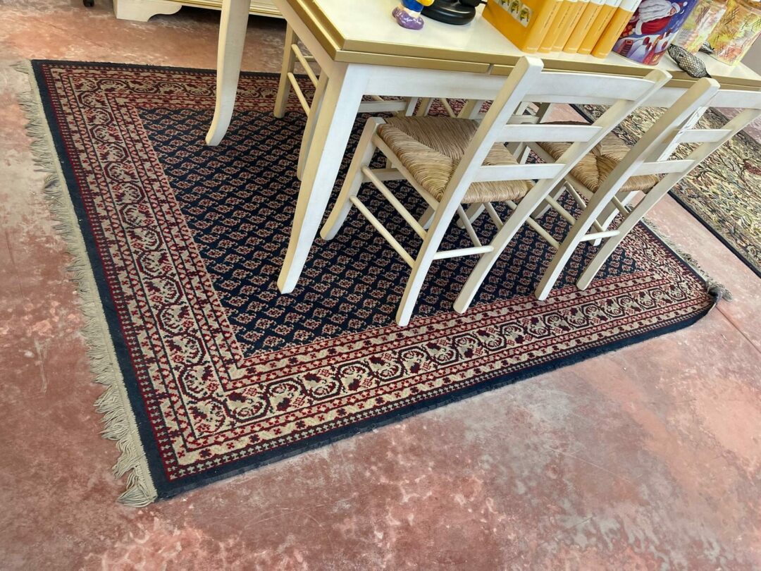 Sala completa collezione capri oro completa di cristalliera con tavolo e sedie S 2423 - immagine 6