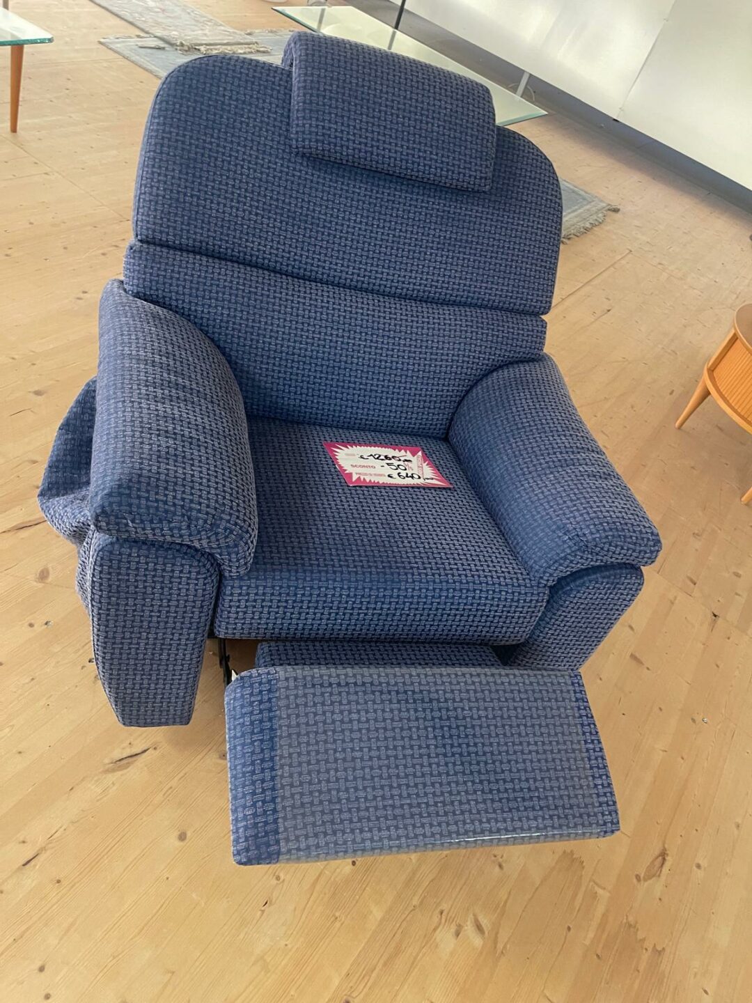 Poltrona relax in tessutto S 2612 - immagine 2