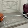 Letto in ferro battuto matrimoniale sabrina bianco S 2121 - immagine 2