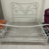 Letto in ferro battuto matrimoniale sabrina bianco S 2121