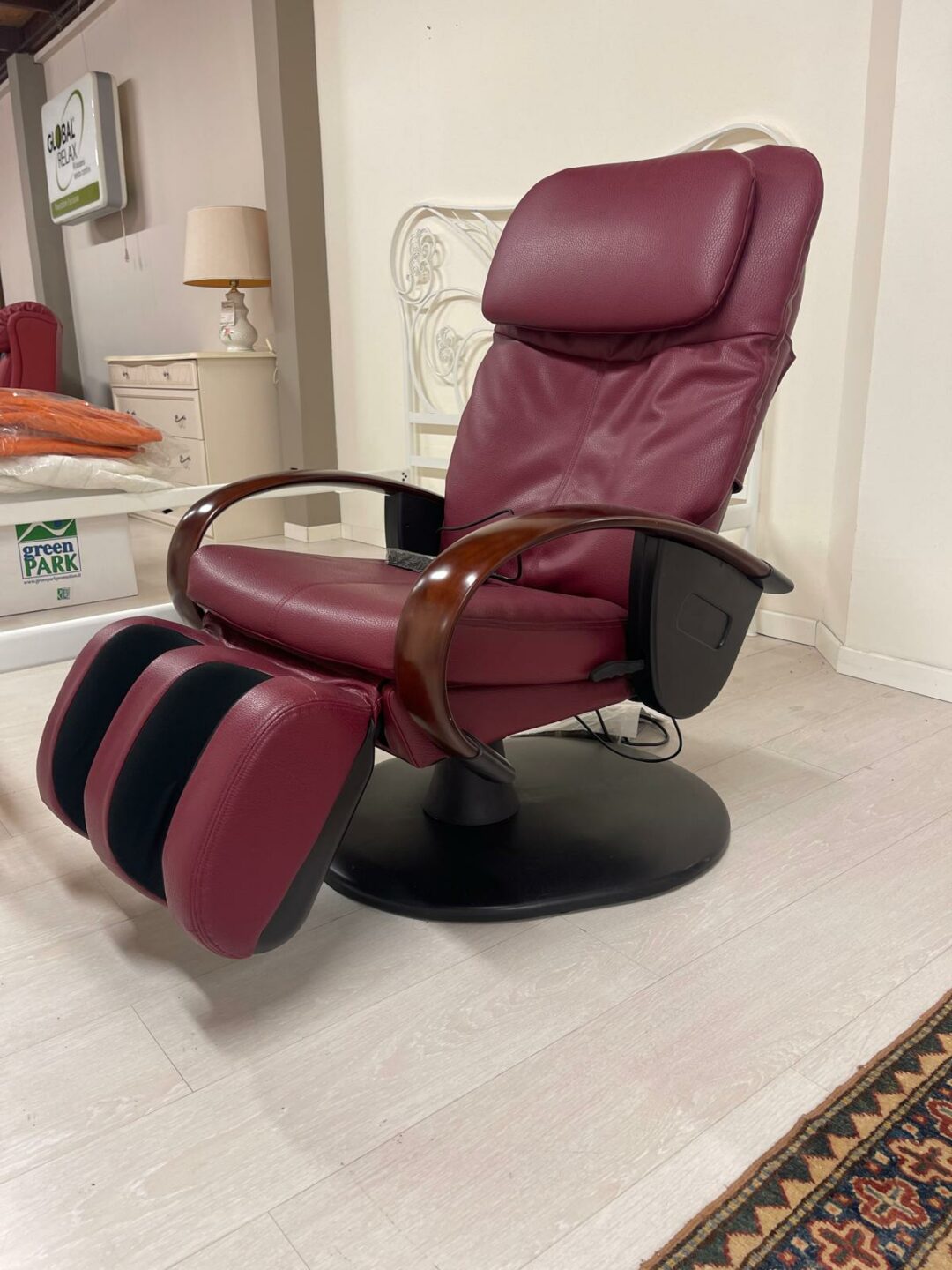 Poltrona relax in pelle S 2123