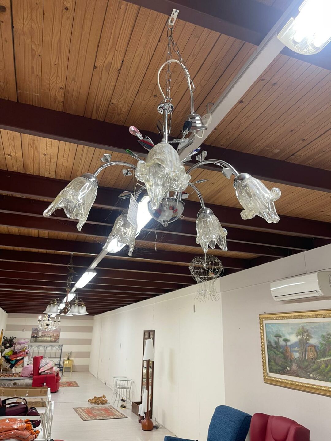 Lampadario goccia colorata S 2126