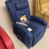Poltrona relax in tessuto blu S 2129 - immagine 2