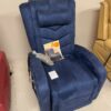 Poltrona relax in tessuto blu S 2129