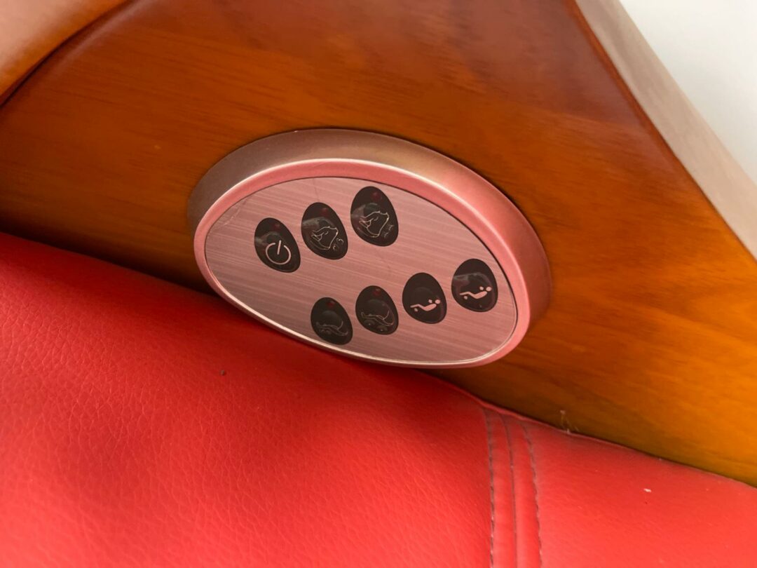 Poltrona Helios relax in ecopelle rosso S 2131 - immagine 4