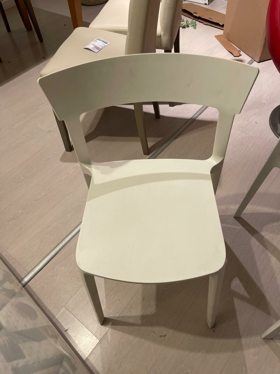 Sedia bianca in plastica S 2149
