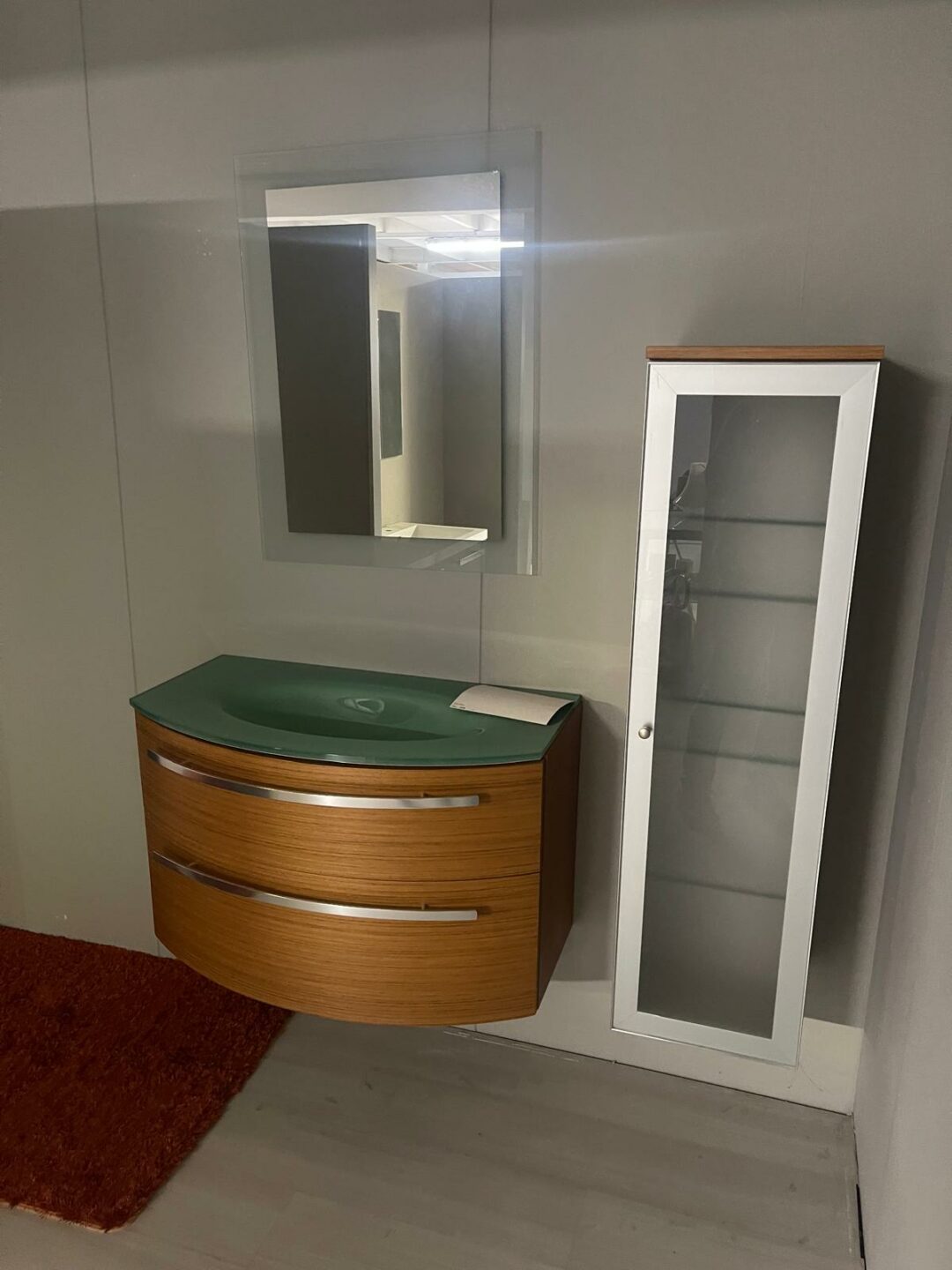 Mobile bagno composizione onda teak S 2190 - immagine 2