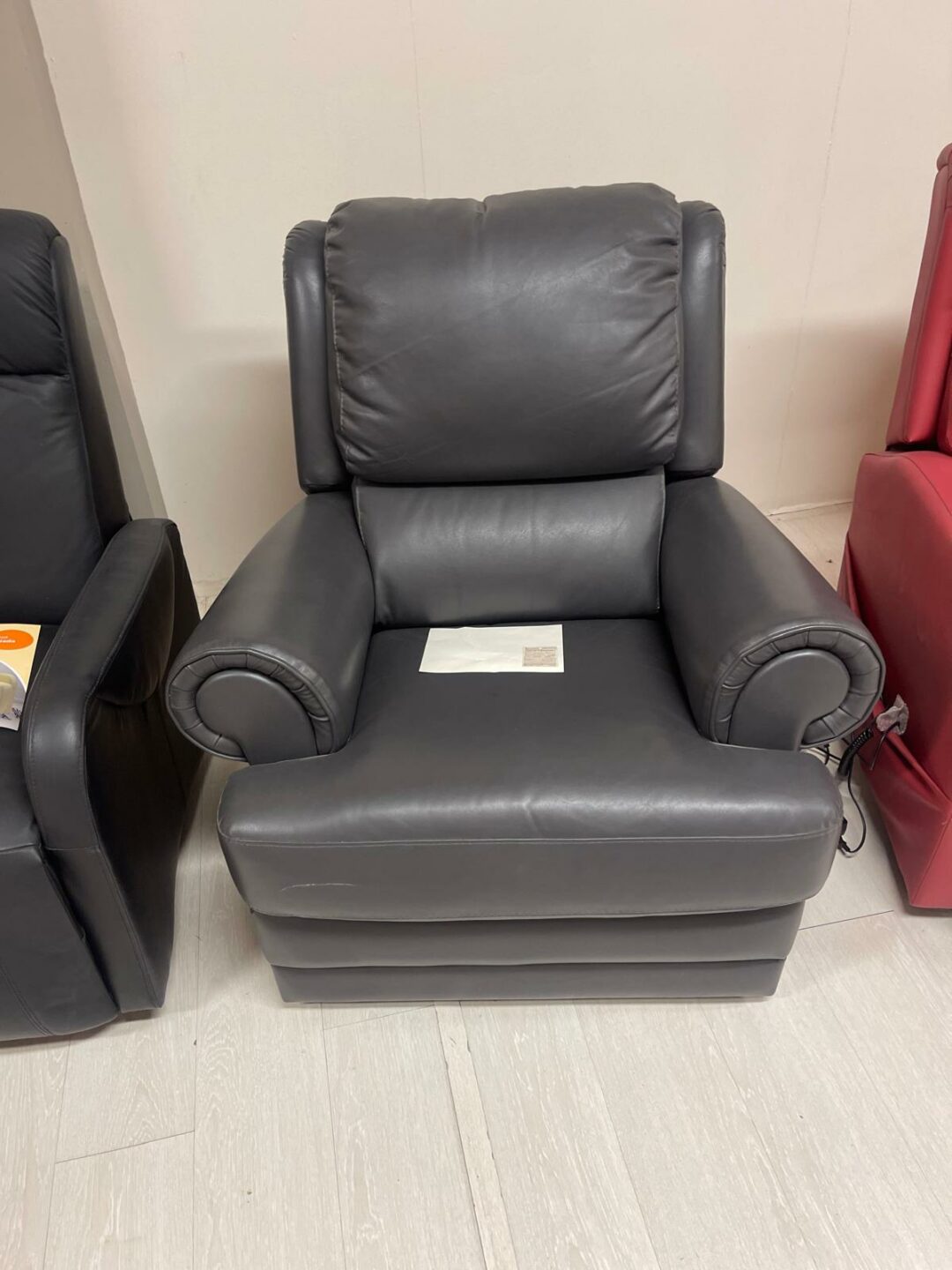 Poltrona relax manuale relaxia in pelle derby S 2141